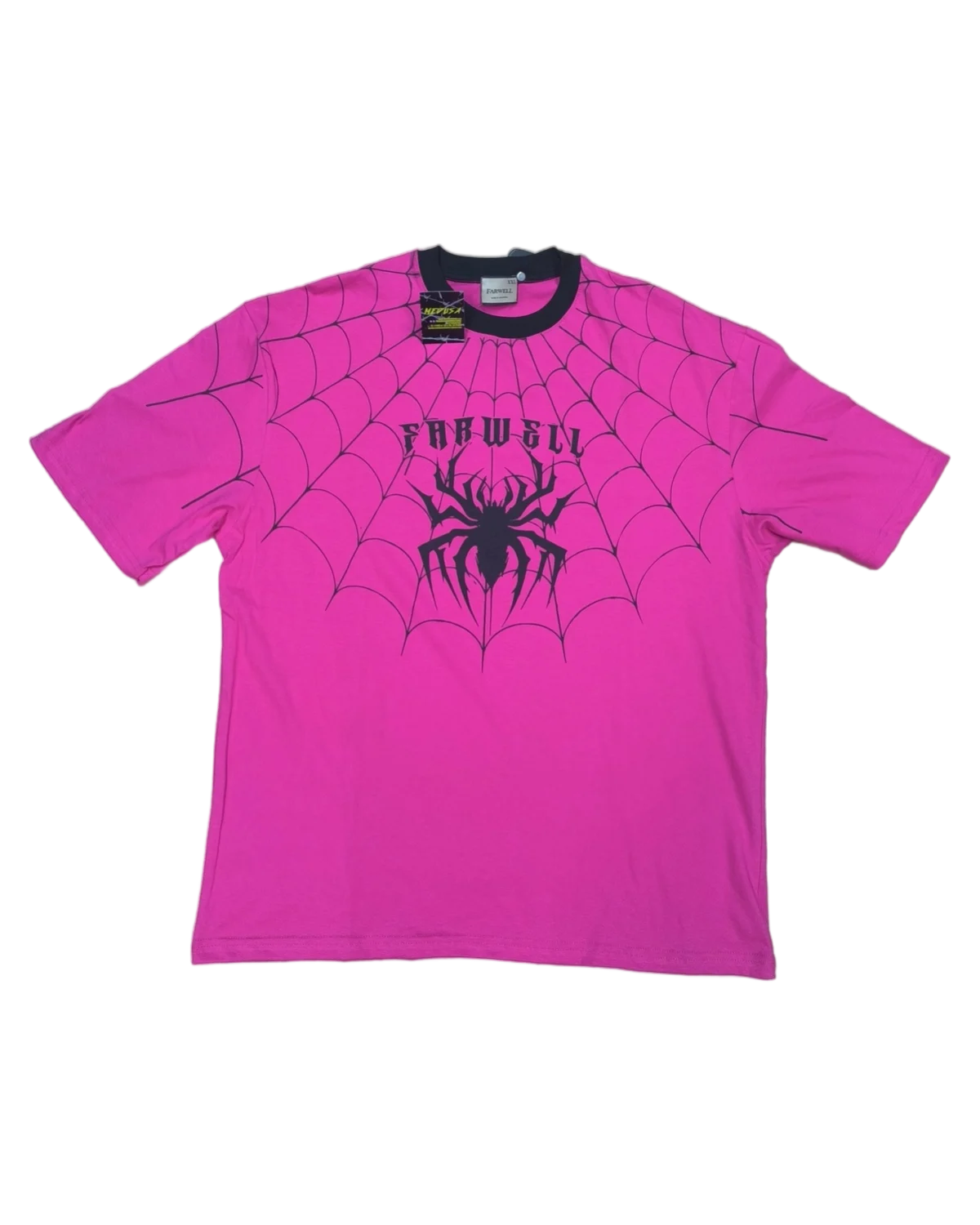 Remera araña fucsia