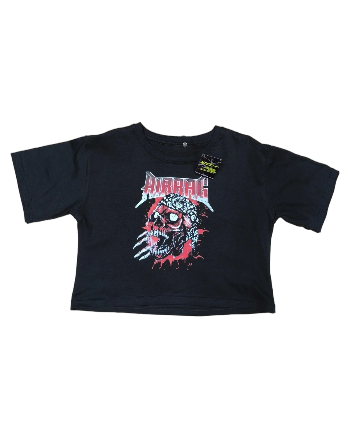 Crop top Airbag Calavera Bandana